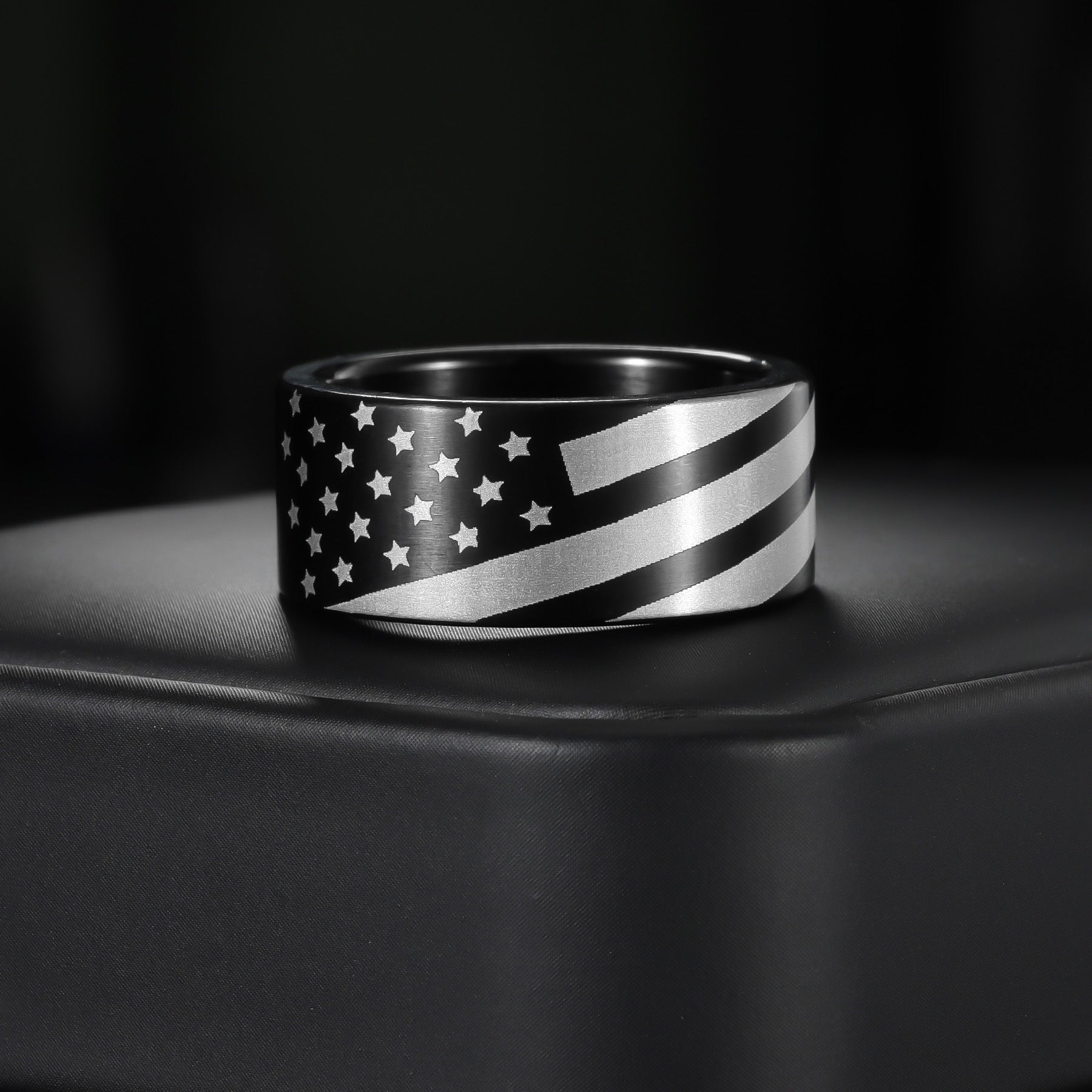 European And American Fashion Two-tone Ring