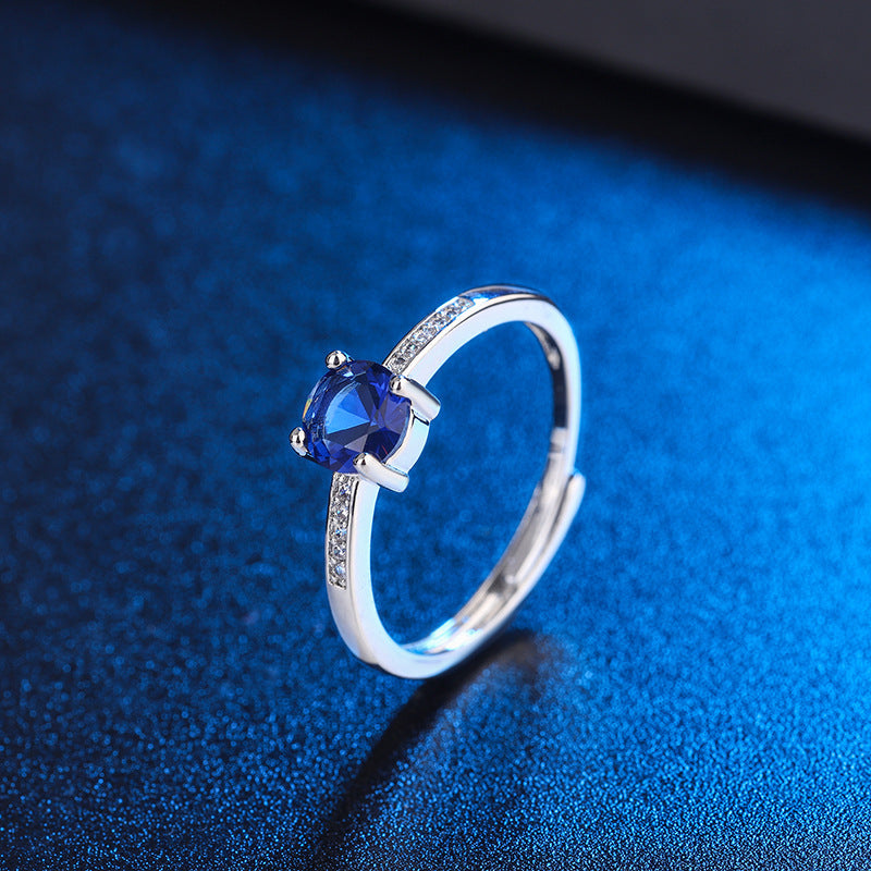 Row-drilled Ring With A Geometric Circular Design