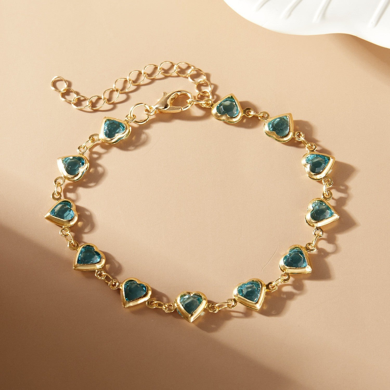 Fashionable Colorful Heart Bracelet For Women