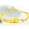 Arrival Copper-Gilded Fashion Wealth-Attracting Coin Pixiu Bracelet