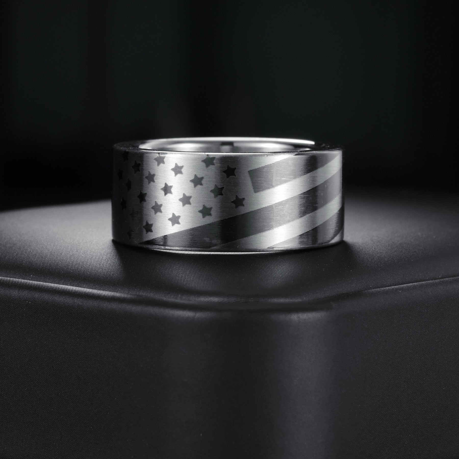 European And American Fashion Two-tone Ring