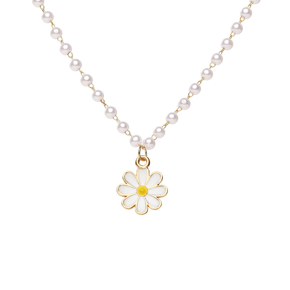New Creative Simple Fashion Fresh And Cute Pearl Necklace For Women