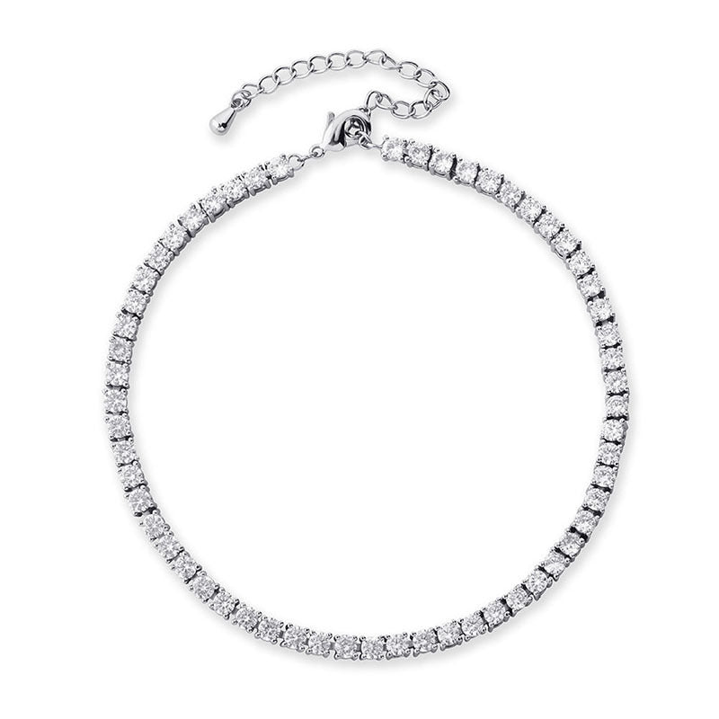 Sexy Diamond-encrusted Anklet Trendy Womens Ankle Chain