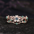 New Womens Ring With A Flower Design
