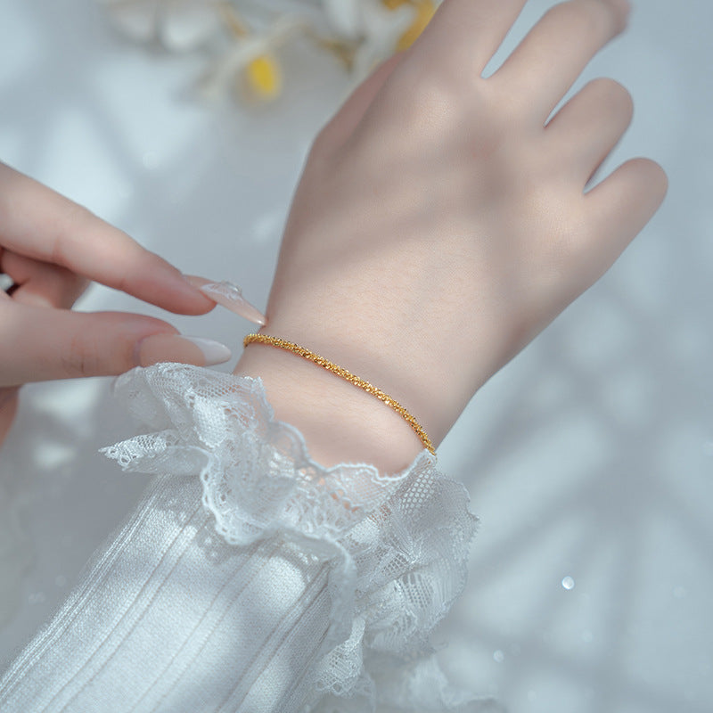 Korean-style Shimmering Light-luxury Bracelet For Women